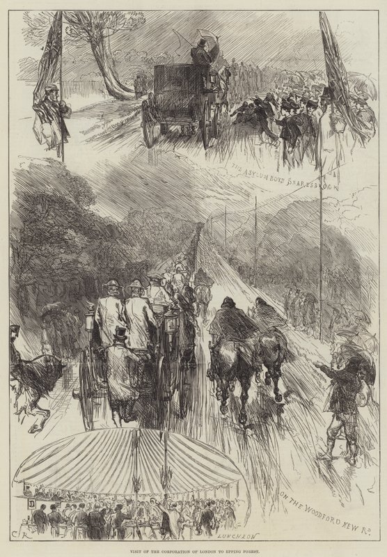 Visit of the Corporation of London to Epping Forest by Sir John Charles Robinson