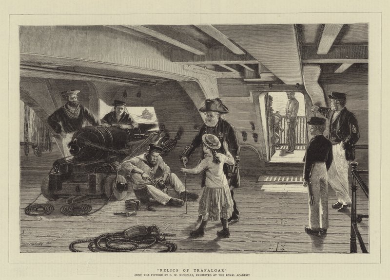 Relics of Trafalgar by Charles Wynne Nicholls