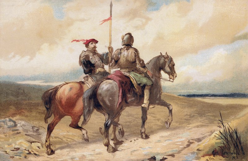 Scouts by Charles (after) Cattermole
