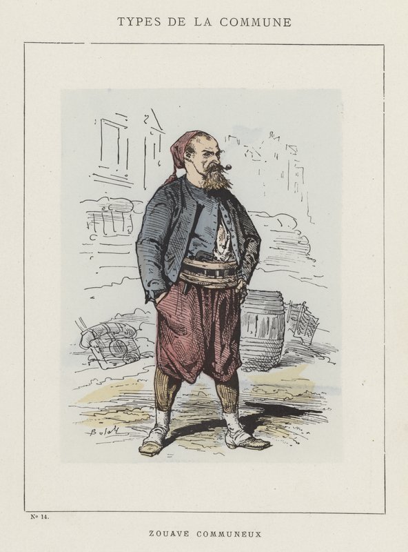 Zouave Communeux by Charles Albert d Arnoux Bertall