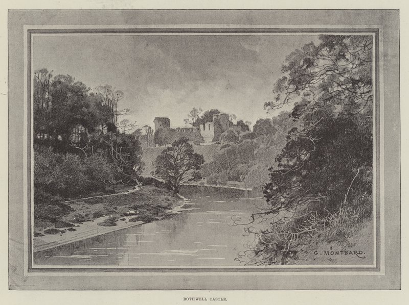 Bothwell Castle by Charles Auguste Loye