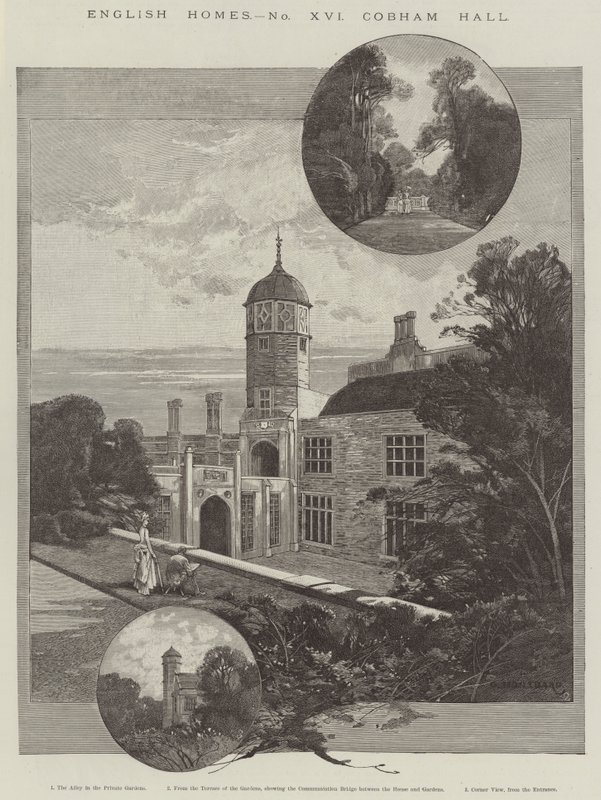 Cobham Hall by Charles Auguste Loye