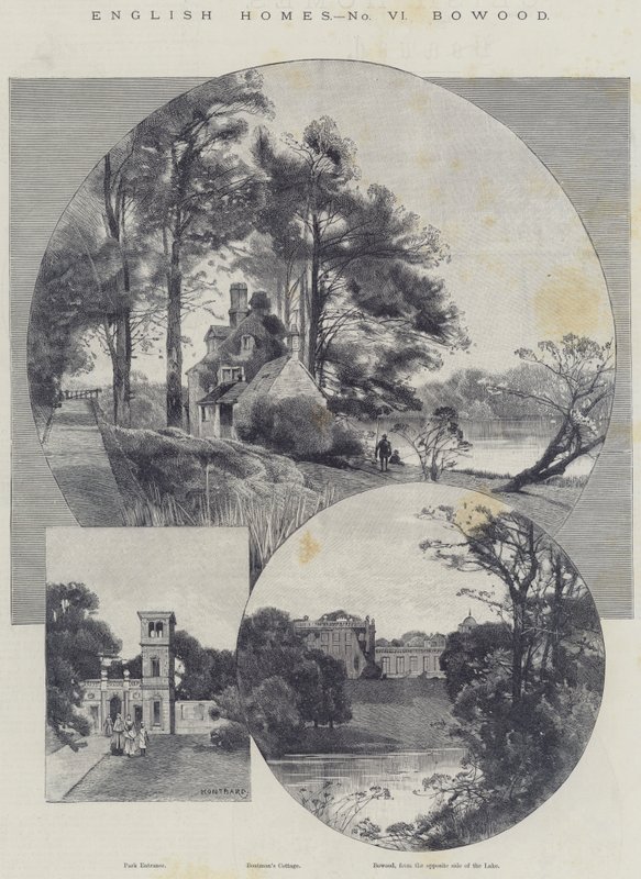 English Homes, Bowood by Charles Auguste Loye