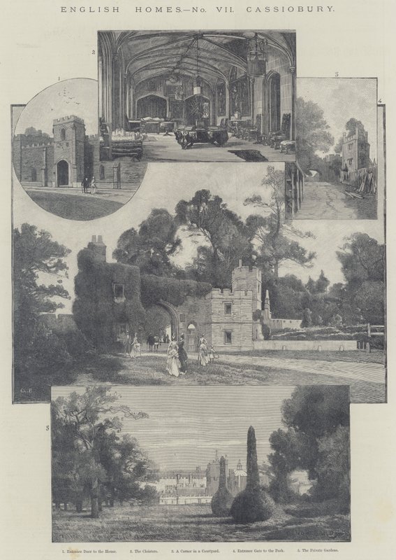English Homes, Cassiobury by Charles Auguste Loye