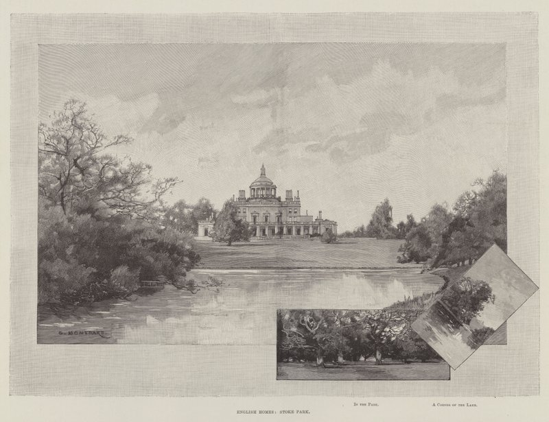 English Homes, Stoke Park by Charles Auguste Loye