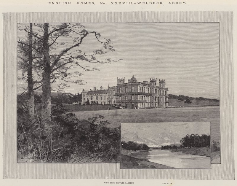 English Homes, Welbeck Abbey by Charles Auguste Loye