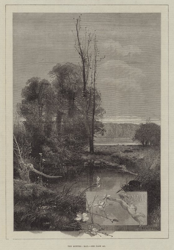 The Months, May by Charles Auguste Loye