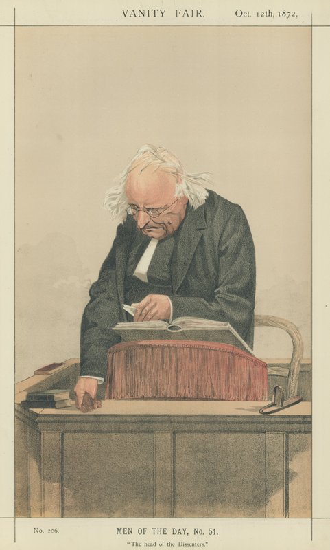The Reverend Thomas Binney by Charles Auguste Loye