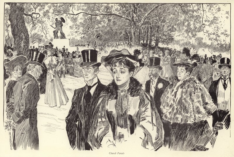 Church Parade, Hyde Park by Charles Dana Gibson