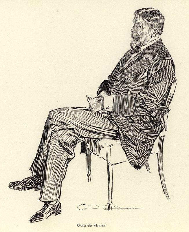 Portrait of George Du Maurier by Charles Dana Gibson