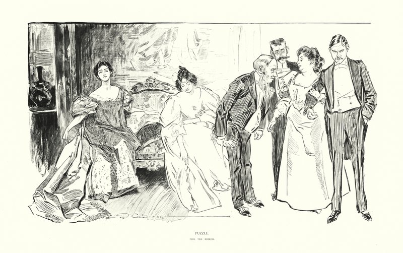 Puzzle by Charles Dana Gibson
