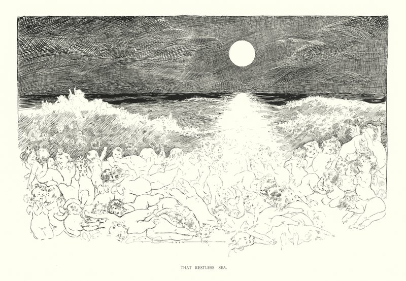 That Restless Sea by Charles Dana Gibson