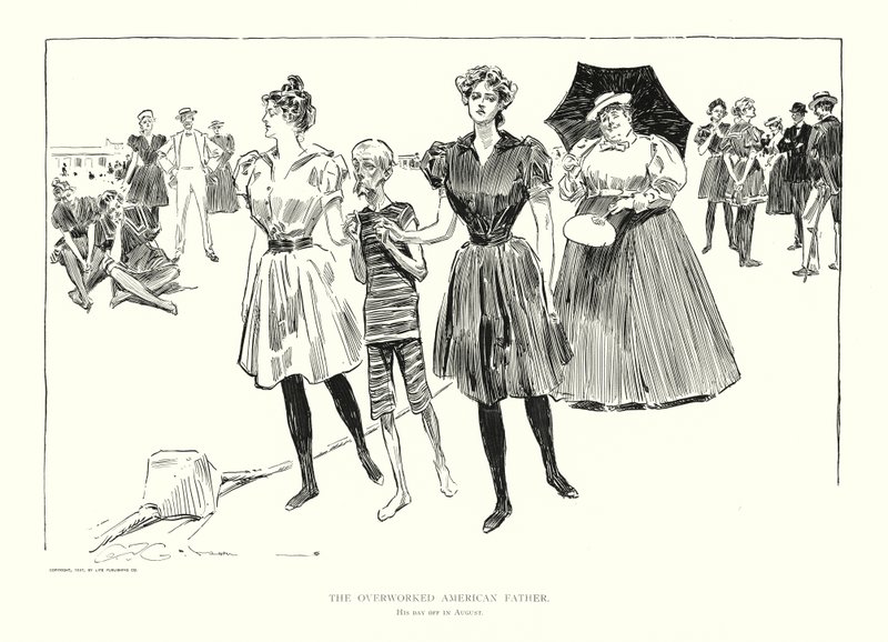 The Overworked American Father by Charles Dana Gibson
