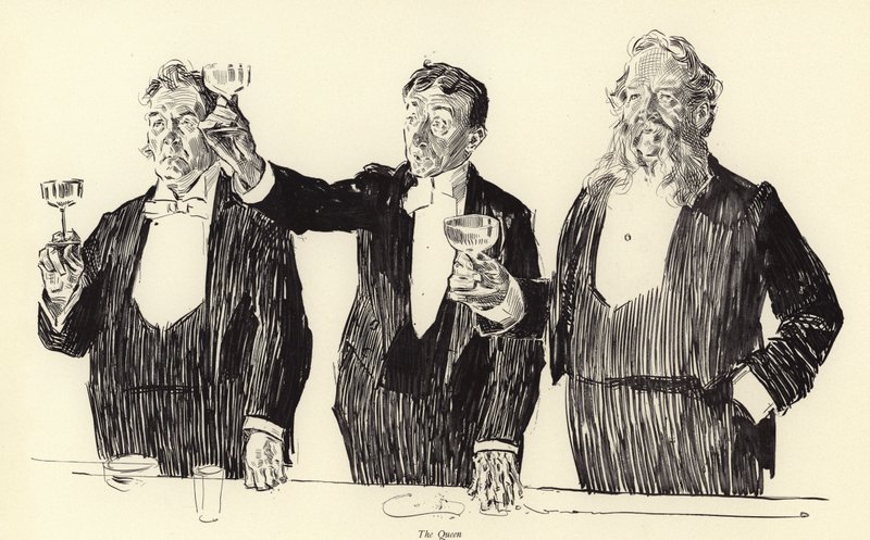 The Queen, The Royal Toast by Charles Dana Gibson