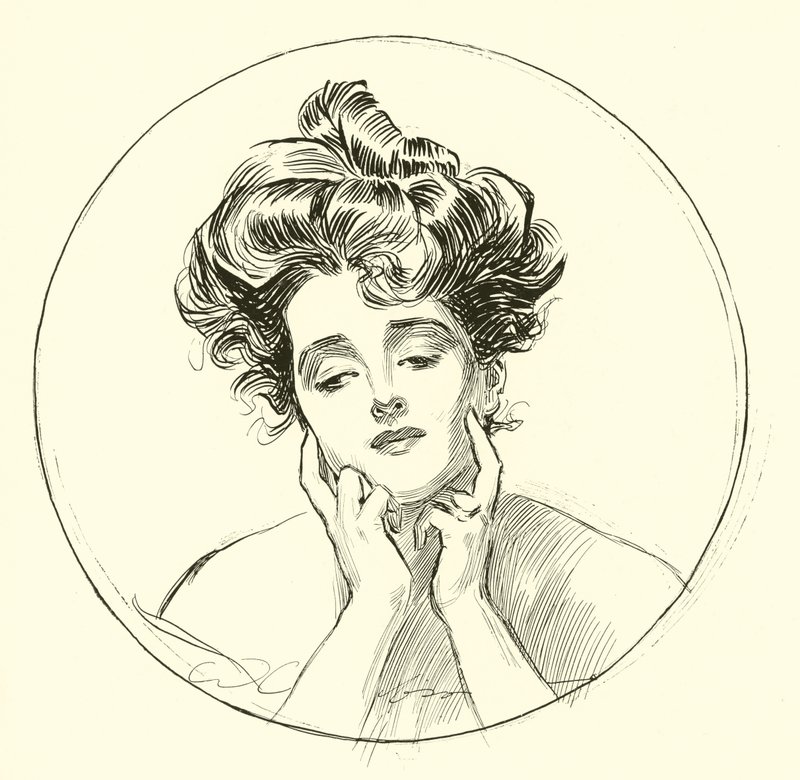 The Beautiful Widow by Charles Dana Gibson