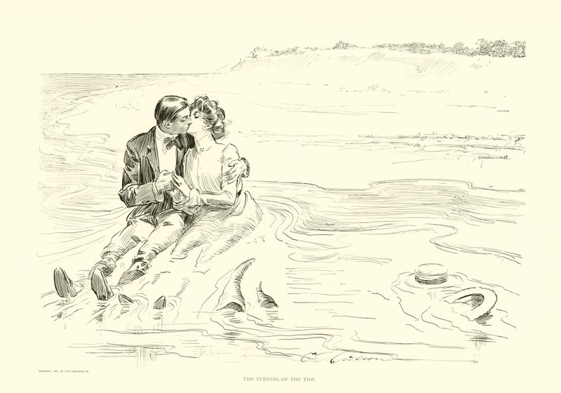 The Turning of the Tide by Charles Dana Gibson