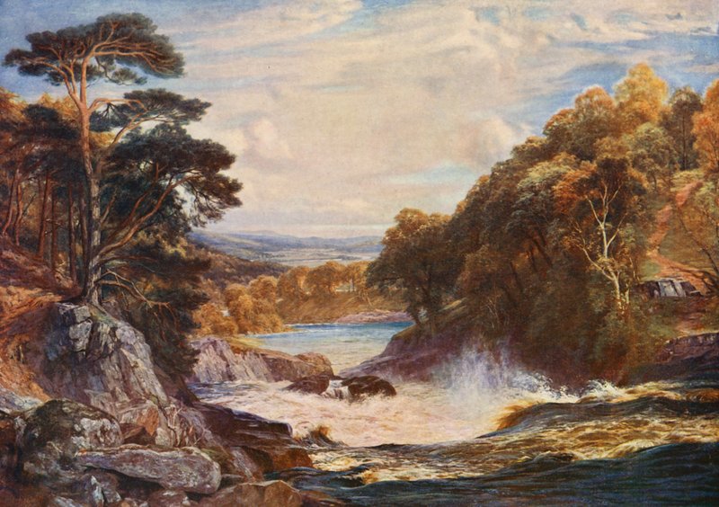Falls of Tummel by Charles Edward Johnson