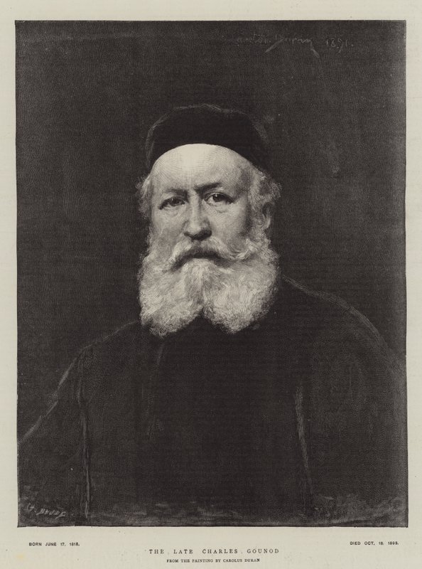 The Late Charles Gounod by Charles Emile Auguste Carolus Duran