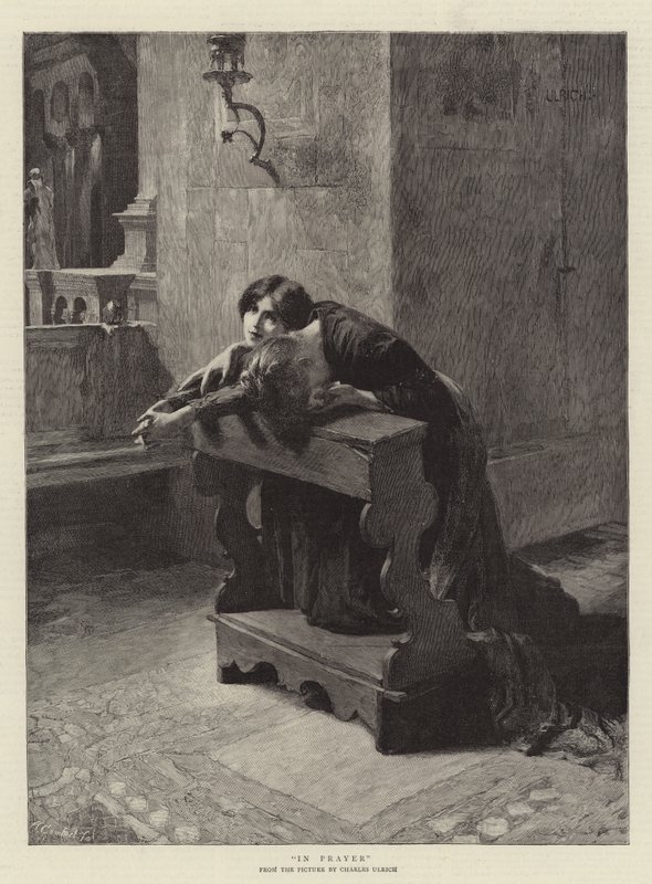 In Prayer by Charles Frederic Ulrich