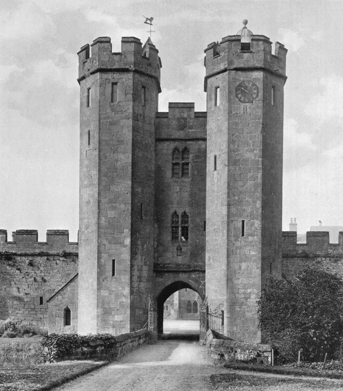 Across the Moat--The only Entrance by Charles Latham