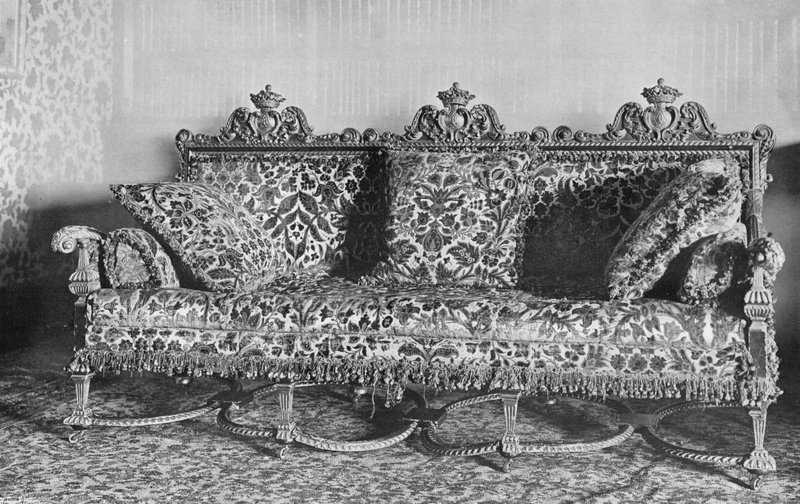 Great Settee of William and Mary Period by Charles Latham