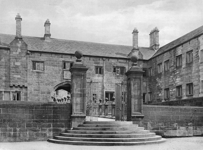 In the First Courtyard by Charles Latham