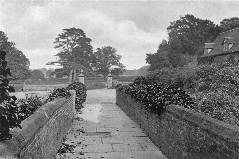 Stables from the Bridge by Charles Latham