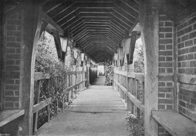 The Covered Way over the Bridge by Charles Latham