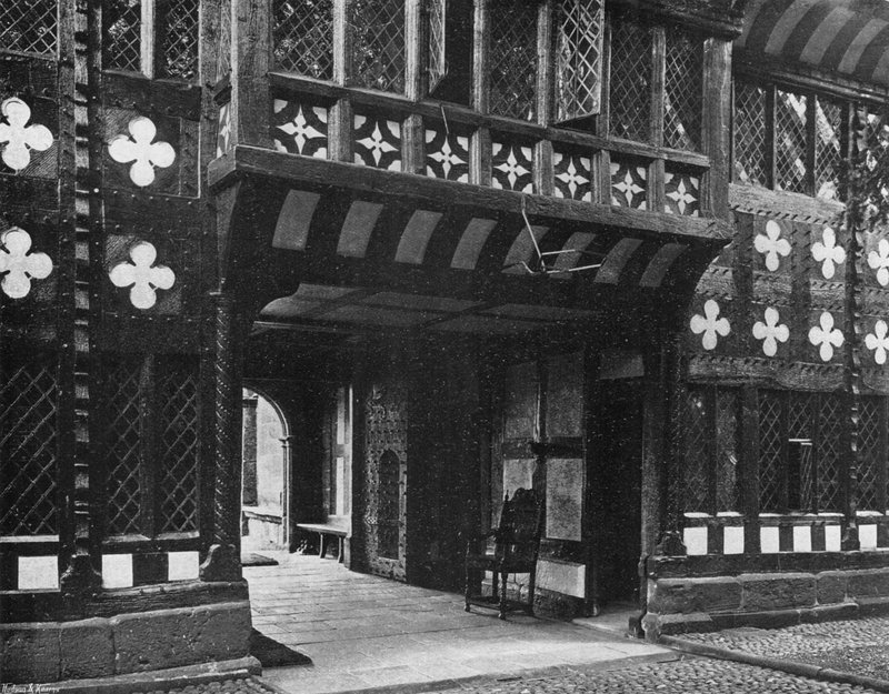 The Entrance Gate from within the Quadrangle by Charles Latham