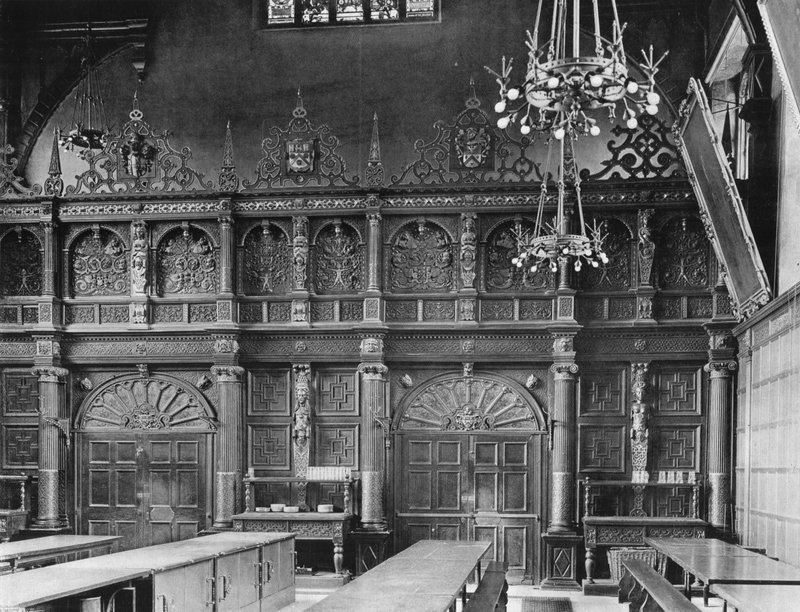 The Hall Screen at Trinity College, Cambridge by Charles Latham