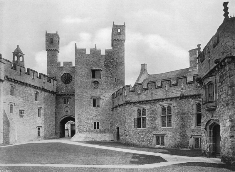 The Inner Gatehouse from the Courtyard by Charles Latham