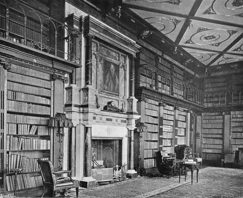 The Library by Charles Latham