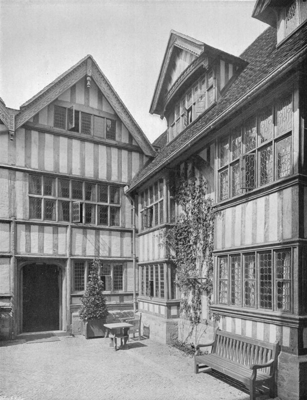 The Timber-Framed Courtyard by Charles Latham