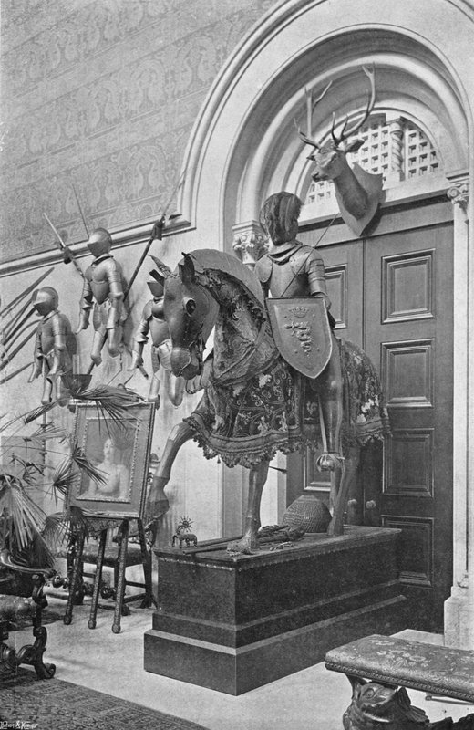 Visconti Plate Armour in the Hall by Charles Latham