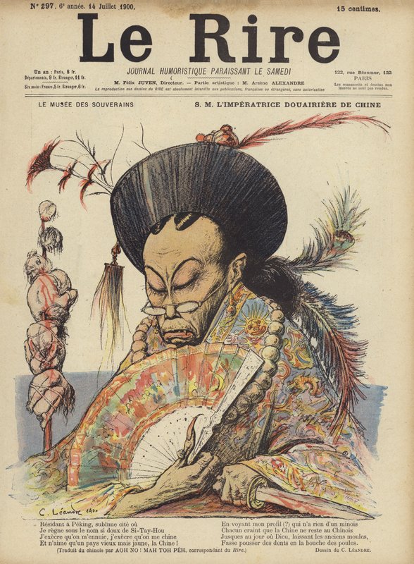Empress Dowager of China by Charles Leandre