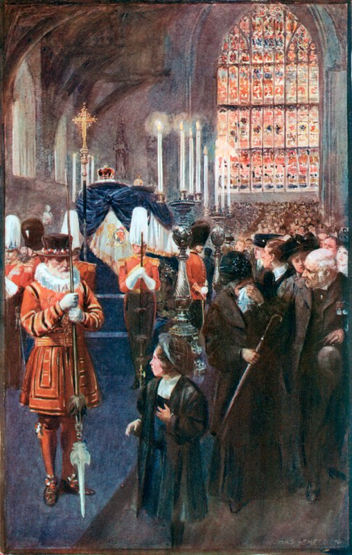 The Lying-in-State of King Edward VII by Charles Mills Sheldon