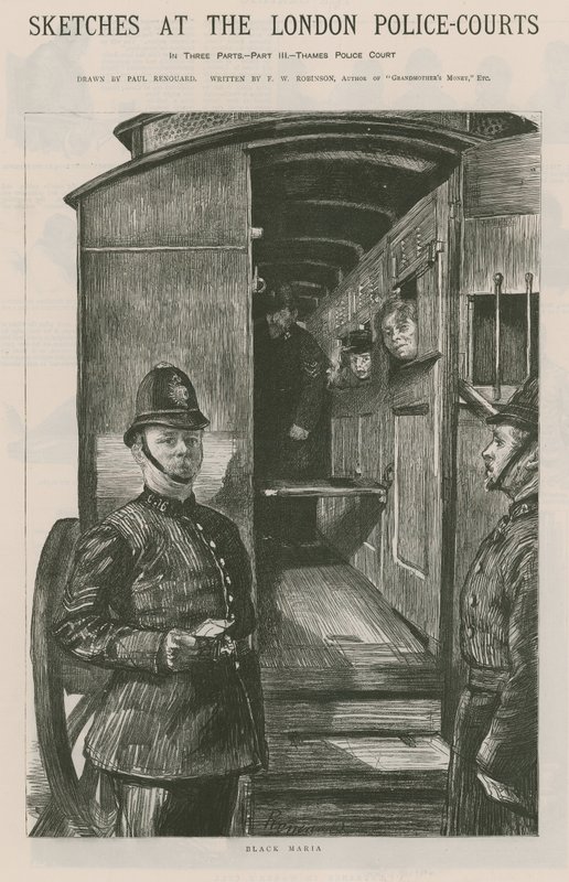 Sketches at the London Police Courts by Charles Paul Renouard