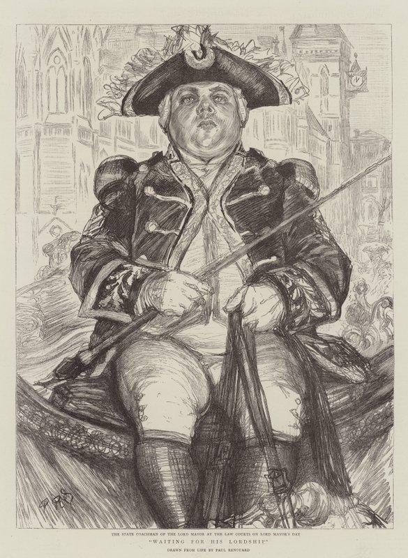 Waiting for His Lordship by Charles Paul Renouard