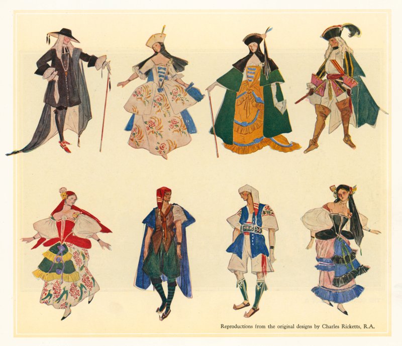 Original Designs for The Gondoliers by Charles Ricketts