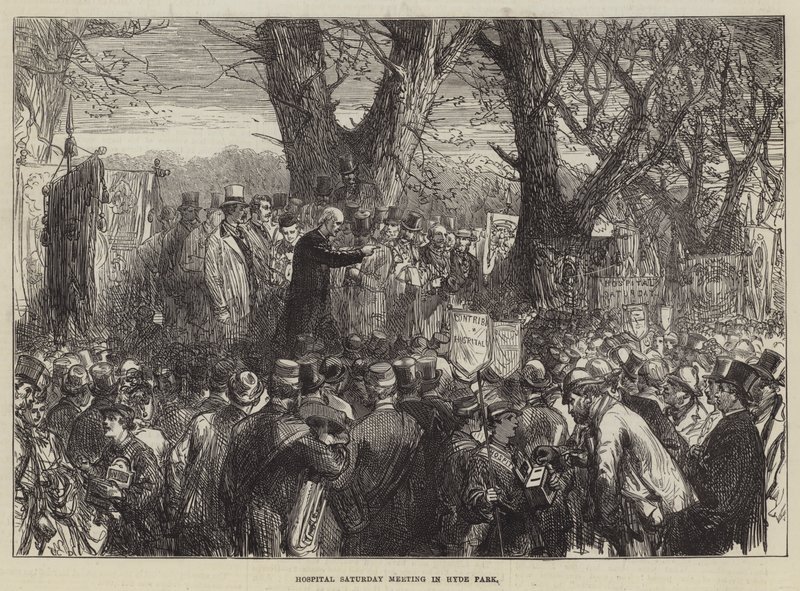 Hospital Saturday Meeting in Hyde Park by Sir John Charles Robinson
