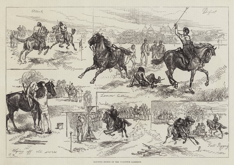 Mounted Sports of the Woolwich Garrison by Sir John Charles Robinson