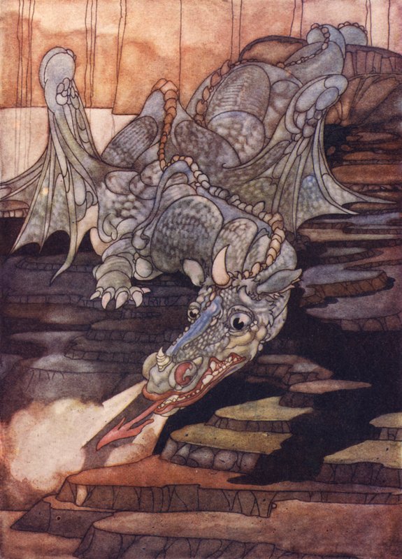 The Dragon Killed by Saint George by Charles Robinson