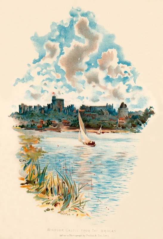 Windsor Castle from the Brocas by Charles Wilkinson