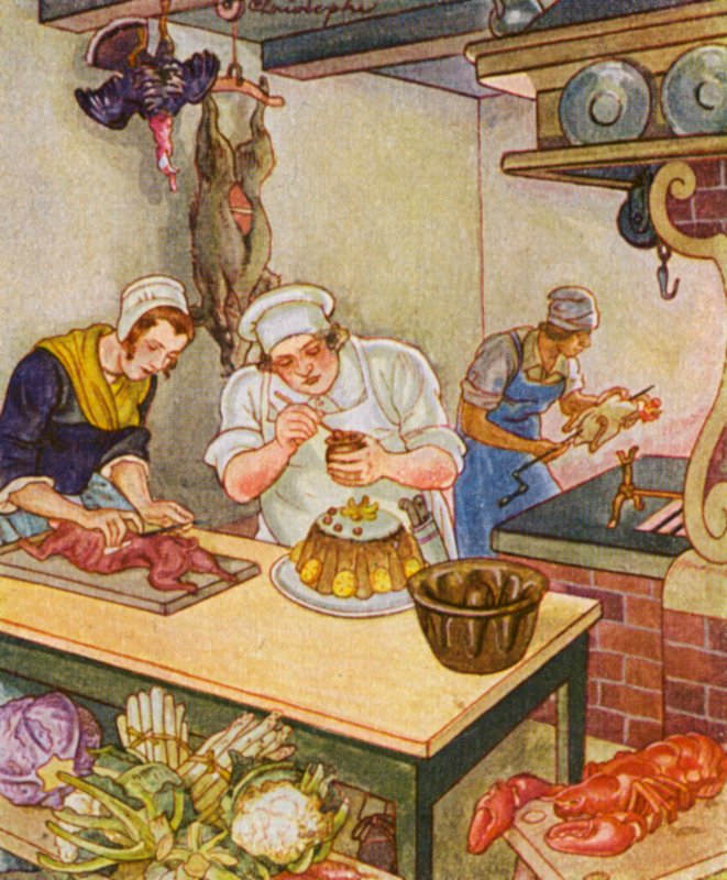 A Cook by Christophe (1856 1945)