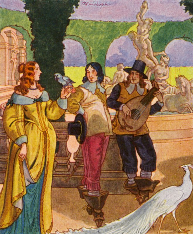 Pleasure Garden by Christophe (1856 1945)