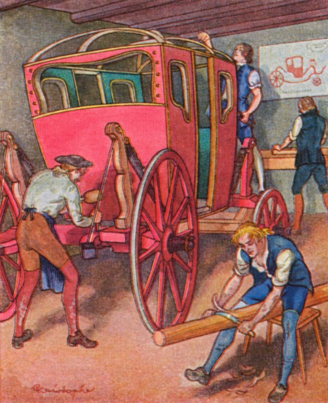 Wheelwright by Christophe (1856 1945)