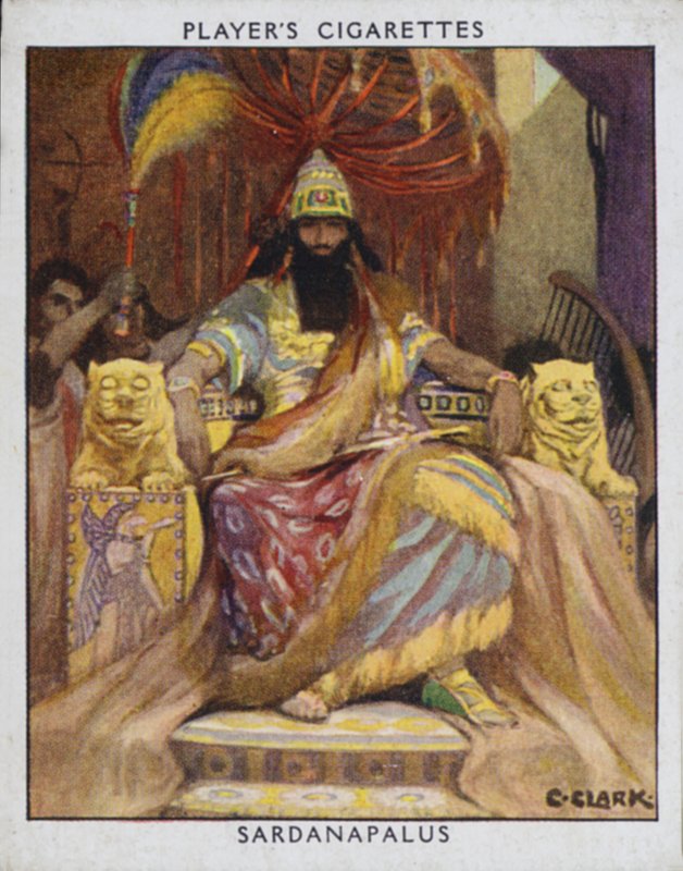 Sardanapalus by Christopher (after) Clark