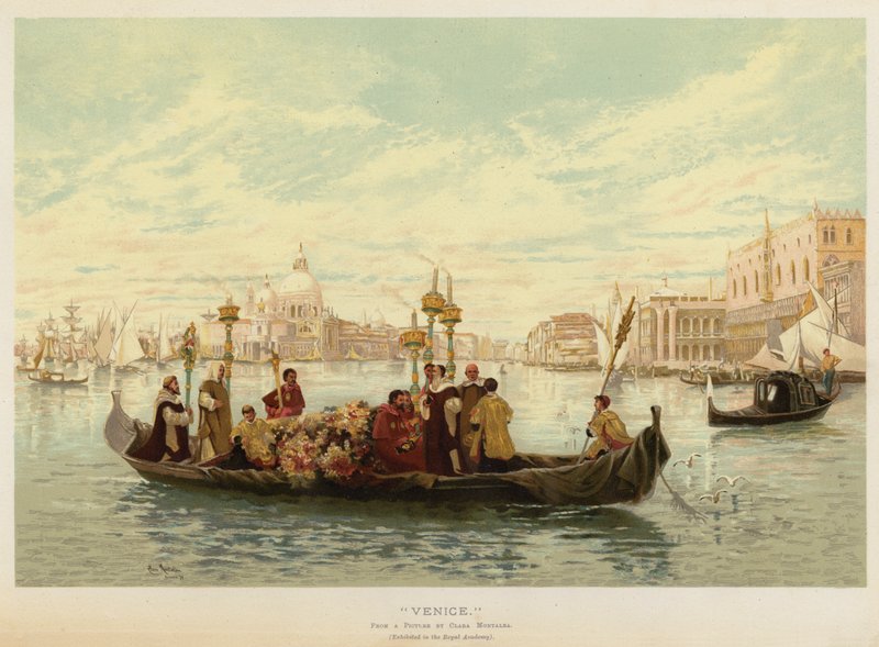 Venice, Exhibited in the Royal Academy by Clara Montalba
