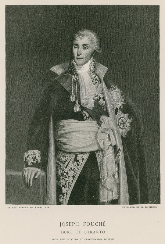 Joseph Fouche, Duke of Otranto by Claude Marie Dubufe
