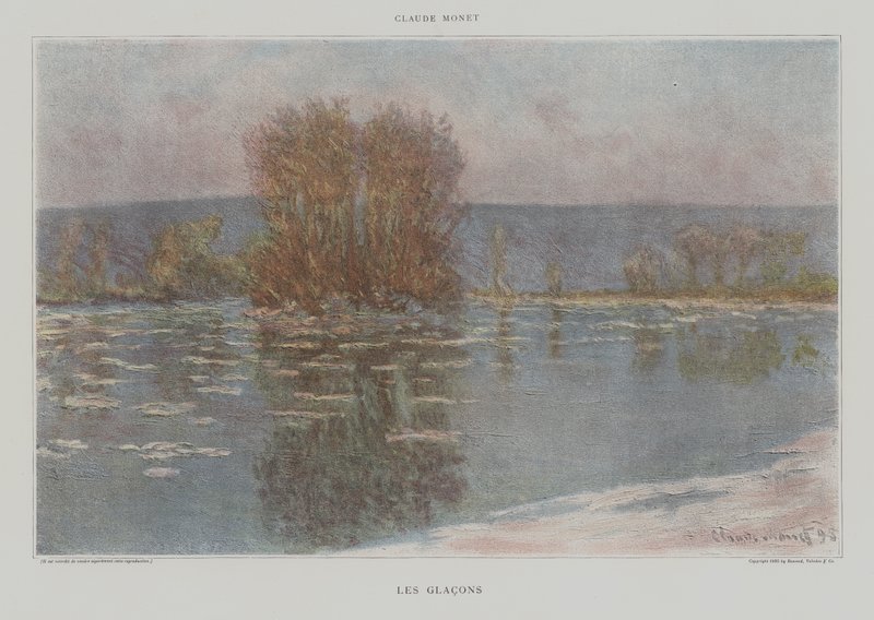 The Ice Floes by Claude Monet